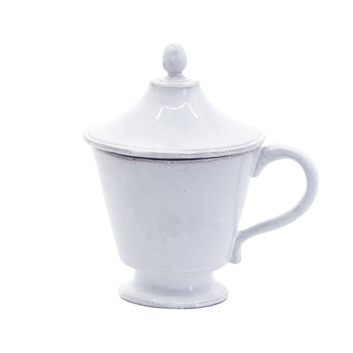 john derian Elisabeth Tea Cup with Lid Add to cart Astier de Villatte known for its commitment to artisanal craftsmanship and timeless elegance brings forth this exquisite tea cup. What sets it apart is the thoughtful addition o