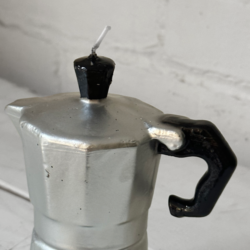 John Derian Espresso Pot Candle Add To Cart Details 4" W X 5" H Paraffin Wax Each Item Will Feature Unique Variations Made In Italy Care Remove All Paper Before Burning. Not Intended For Children. Cereria Introna Has Been Produc