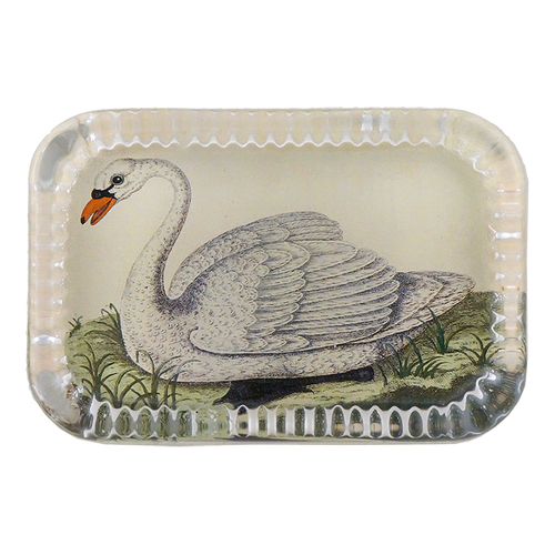 john derian Female Swan Dotted Edge Large Paperweight