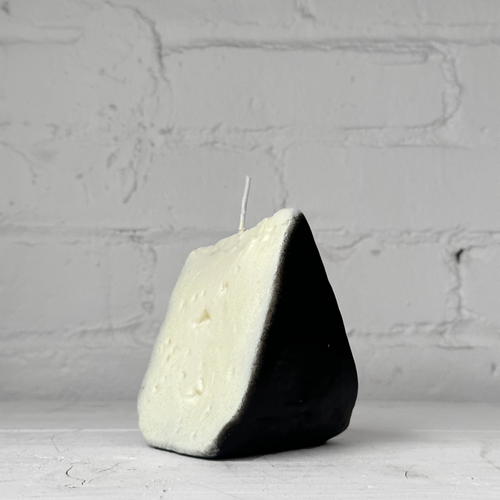 John Derian Fetta Formaggio Red & Black Cheese Slice Candles Red - $30.00 Black - $30.00
