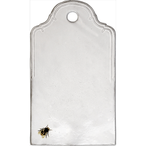 john derian Fly Serving Plate Add to cart Planche Mouche Details 11.5" L x 7" W Glazed terracotta Made in Paris Care Dishwasher safe on a moderate wash cycle. Not microwave safe. John Derian teamed up with Astier de Villatte to