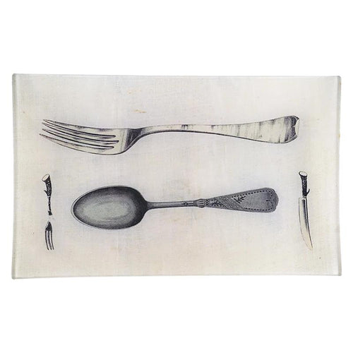john derian Fork Spoon Knife Fork 7 x 11.5" Rect. Tray