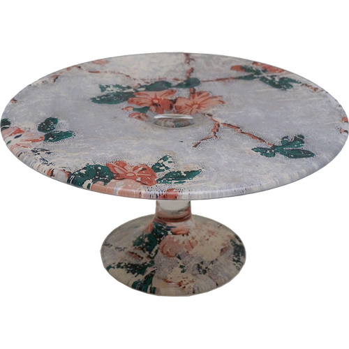 john derian French Wallpaper Stacking Cake Pedestal