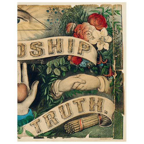 john derian Friendship Love Truth (p 192) 11" x 14" Rect. Tray