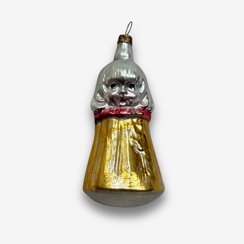 john derian Girl Ornament Add to cart All Holiday ornaments and items are final sale and are not eligible for return or exchange.  This girl ornament is a festive and nostalgic addition to your holiday decor. Meticulously craft