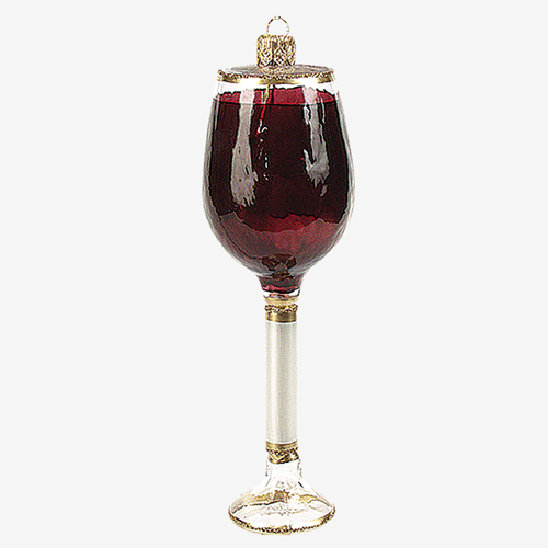 john derian Glass of Wine Ornament Add to cart All Holiday ornaments and items are final sale and are not eligible for return or exchange.  Details 5" H
