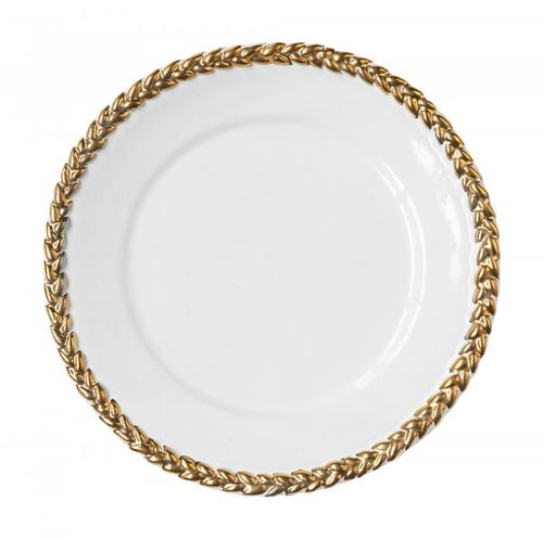 john derian Gold Joséphine Dessert Plate Add to cart Details 8.6" Diameter x .6" Deep Black Terra Cotta with White Enameled Glaze Each item will feature unique variations Made in Paris Care Dishwasher safe on a moderate wash cy