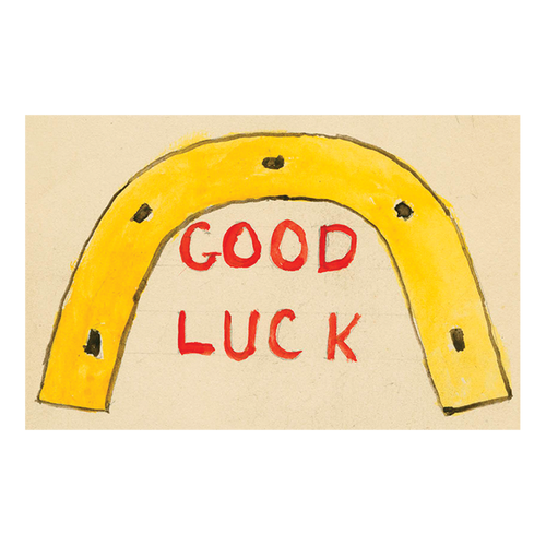 john derian Good Luck (Horseshoe) Postcard (Pack of 10)