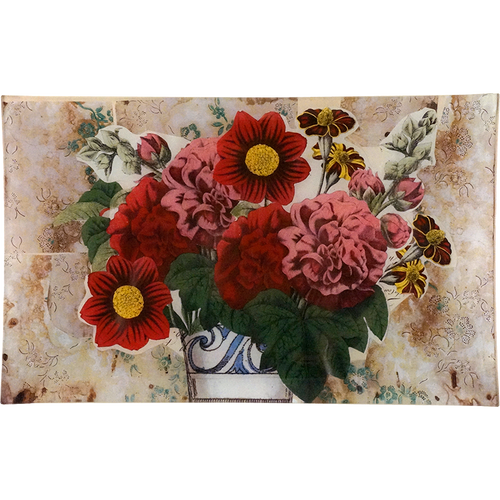 john derian Grand Bouquet (Collage) 10 x 16" Rect. Tray