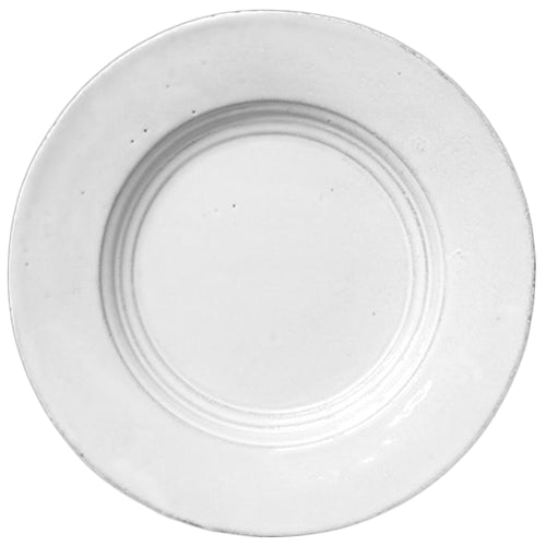john derian Grand Chalet Dessert Plate (Undecorated) Add to cart Petite Assiette Details 8.5" Diameter x 1" Deep Black Terra Cotta with White Enameled Glaze Each item will feature unique variations Made in Paris Care Dishwasher