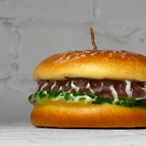 John Derian Hamburger Candle Add To Cart Details 3.5" L X 3.5" H Paraffin Wax Each Item Will Feature Unique Variations Made In Italy Care Remove All Paper Before Burning. Not Intended For Children. Cereria Introna Has Been Produ