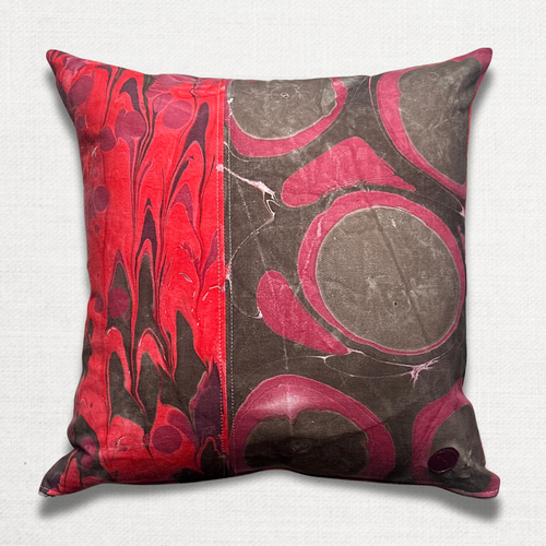 John Derian Hand Marbled One Of A Kind Pillow #SC1206 Add To Cart Swarm's Hand-marbled Pillows Are Each A One-of-a-kind Creation. Crafted With Care Swarm Utilizes Centuries-old Marbling Techniques To Create A Mesmerizing Dance O