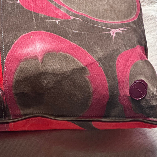 John Derian Hand Marbled One Of A Kind Pillow #SC1206 Add To Cart Swarm's Hand-marbled Pillows Are Each A One-of-a-kind Creation. Crafted With Care Swarm Utilizes Centuries-old Marbling Techniques To Create A Mesmerizing Dance O