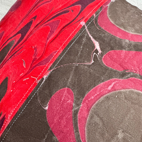 John Derian Hand Marbled One Of A Kind Pillow #SC1206 Add To Cart Swarm's Hand-marbled Pillows Are Each A One-of-a-kind Creation. Crafted With Care Swarm Utilizes Centuries-old Marbling Techniques To Create A Mesmerizing Dance O