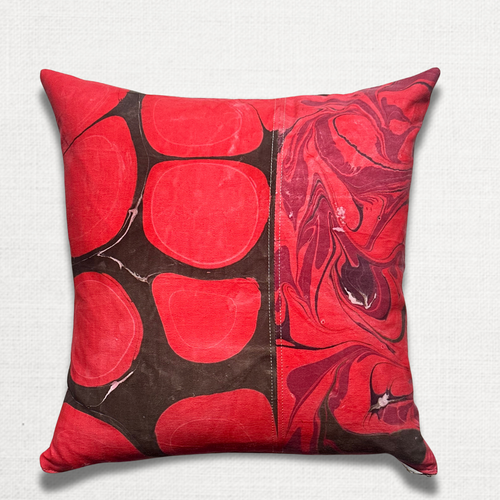 john derian Hand Marbled One of a Kind Pillow #SC1206 Add to cart Swarm's hand-marbled pillows are each a one-of-a-kind creation. Crafted with care Swarm utilizes centuries-old marbling techniques to create a mesmerizing dance o
