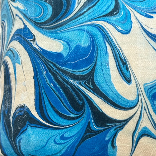 John Derian Hand Marbled One-of-a-Kind Pillow (SW713) Add To Cart Swarm's Hand-marbled Pillows Are Each A One-of-a-kind Creation. Crafted With Care Swarm Utilizes Centuries-old Marbling Techniques To Create A Mesmerizing Swirl O