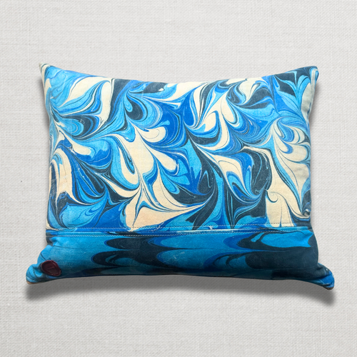 john derian Hand Marbled One-of-a-Kind Pillow (SW713) Add to cart Swarm's hand-marbled pillows are each a one-of-a-kind creation. Crafted with care Swarm utilizes centuries-old marbling techniques to create a mesmerizing swirl o