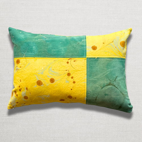 John Derian Hand Marbled One-of-a-Kind Pillow (SW715) Add To Cart Swarm's Hand-marbled Pillows Are Each A One-of-a-kind Creation. Crafted With Care Swarm Utilizes Centuries-old Marbling Techniques To Create A Mesmerizing Swirl O