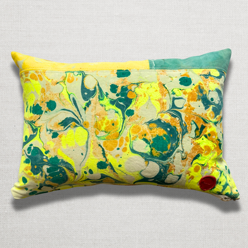 john derian Hand Marbled One-of-a-Kind Pillow (SW715) Add to cart Swarm's hand-marbled pillows are each a one-of-a-kind creation. Crafted with care Swarm utilizes centuries-old marbling techniques to create a mesmerizing swirl o