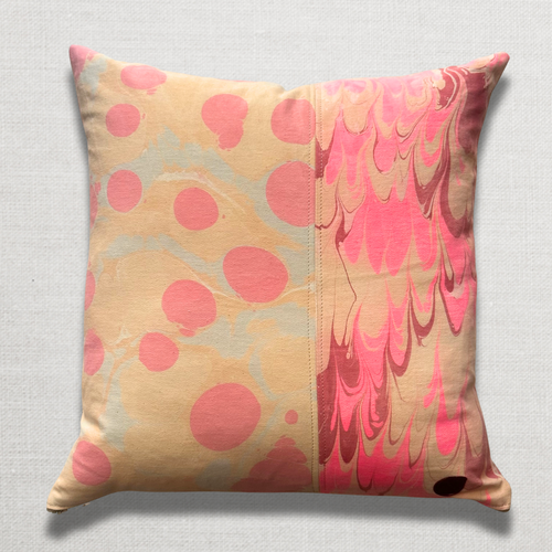 John Derian Hand Marbled One-of-a-Kind Pillow (SW723) Add To Cart Swarm's Hand-marbled Pillows Are Each A One-of-a-kind Creation. Crafted With Care Swarm Utilizes Centuries-old Marbling Techniques To Create A Mesmerizing Dance O