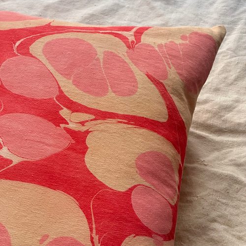 John Derian Hand Marbled One-of-a-Kind Pillow (SW723) Add To Cart Swarm's Hand-marbled Pillows Are Each A One-of-a-kind Creation. Crafted With Care Swarm Utilizes Centuries-old Marbling Techniques To Create A Mesmerizing Dance O