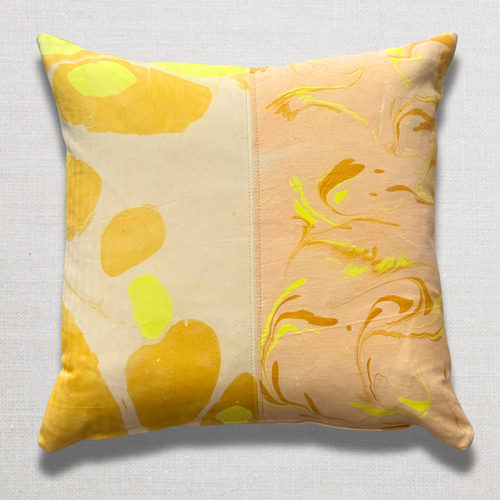 John Derian Hand Marbled One-of-a-Kind Pillow (SW724) Add To Cart Swarm's Hand-marbled Pillows Are Each A One-of-a-kind Creation. Crafted With Care Swarm Utilizes Centuries-old Marbling Techniques To Create A Mesmerizing Dance O