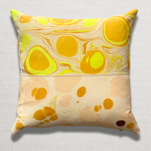 john derian Hand Marbled One-of-a-Kind Pillow (SW724) Add to cart Swarm's hand-marbled pillows are each a one-of-a-kind creation. Crafted with care Swarm utilizes centuries-old marbling techniques to create a mesmerizing dance o