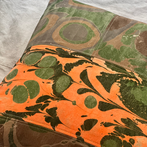 John Derian Hand Marbled One-of-a-Kind Pillow (SW726) Add To Cart Swarm's Hand-marbled Pillows Are Each A One-of-a-kind Creation. Crafted With Care Swarm Utilizes Centuries-old Marbling Techniques To Create A Mesmerizing Swirl O