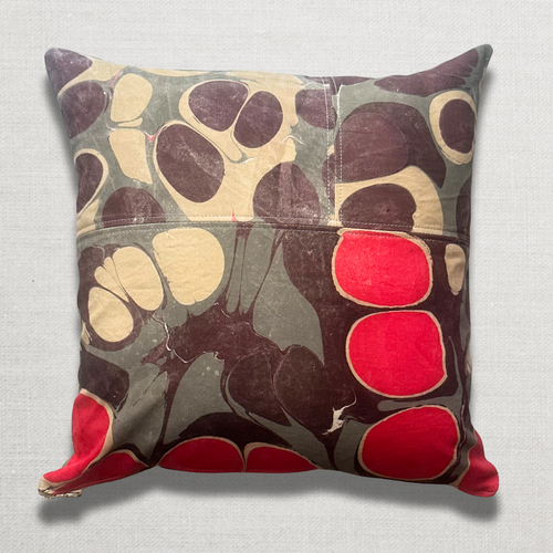 john derian Hand Marbled One-of-a-Kind Pillow (SW728) Add to cart Swarm's hand-marbled pillows are each a one-of-a-kind creation. Crafted with care Swarm utilizes centuries-old marbling techniques to create a mesmerizing swirl o