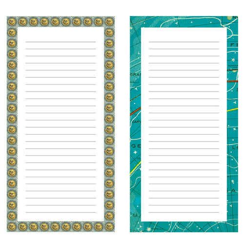 John Derian Heavenly Bodies Notepad Add To Cart Details 80 Ruled And Easy To Tear Off Page 8.25" L X 4.25" W 4 Unique boarder Designs Published By Artisan Take a Journey Into John's expansive archive Of Antique Prints With 