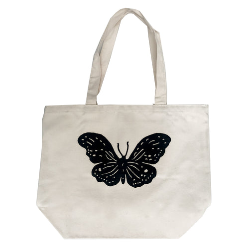 john derian Hugo Guinness Butterfly Tote Bag Canvas Tote Bags