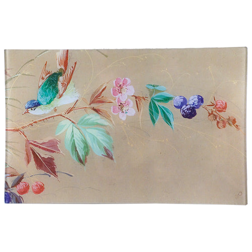 john derian Hummingbird Floral Wallpaper 9 x 14" Letter Tray