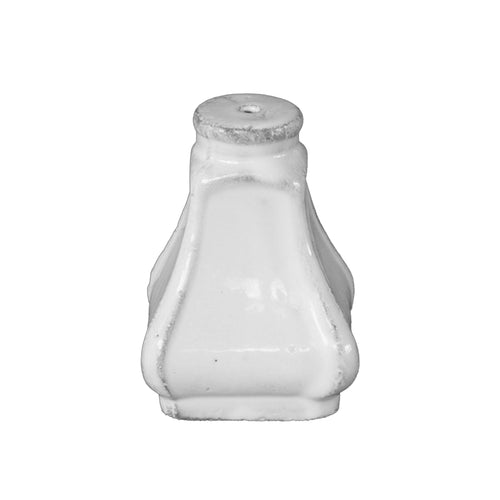 john derian Isis Incense Holder Add to cart Details 1.6" Length x 1.6" Width x 2.4" Height Black Terra Cotta with White Enameled Glaze Each item will feature unique variations Made in Paris Care Dishwasher safe on a moderate was