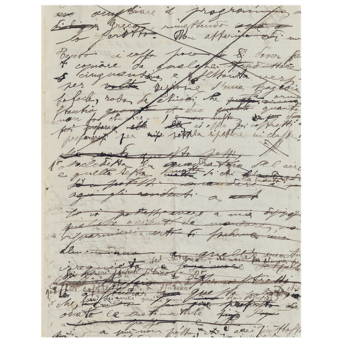 john derian Italian Letter Script (p 239) 11" x 14" Rect. Tray