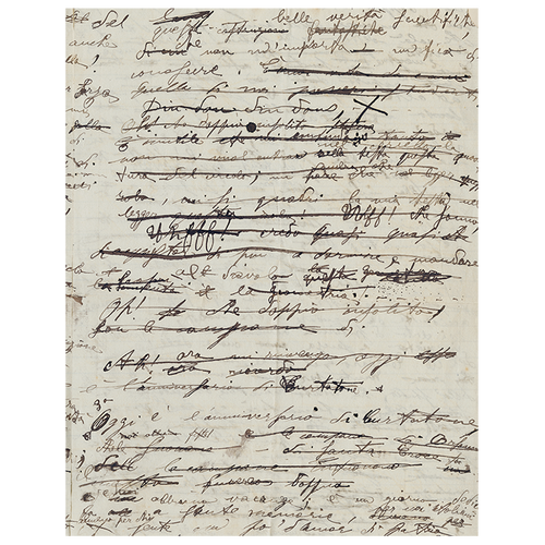 john derian Italian Letter Script (p 240) 11" x 14" Rect. Tray