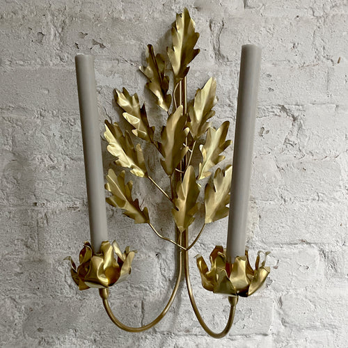 john derian Jess Wheeler Oak Leaf Double Candle Sconce Add to cart Handmade by Jess and her team in her workshop each brass piece is organically unique. Made using unlacquered recycled brass and pure silver solder the high shine