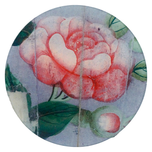 john derian 18c Fan Detail - Rose 7" Round Plate