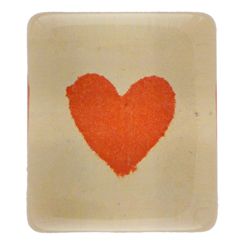 john derian 18th c. Heart Rectangular Charm