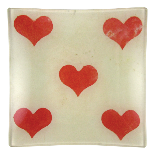 john derian 5 of Hearts Un Vide Poche (6" Square)