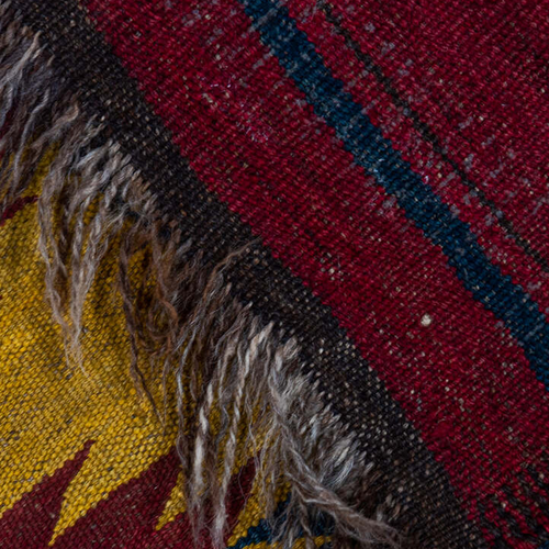 John Derian 9'10 X 6"4' Afghan Kilim Rug Kilim