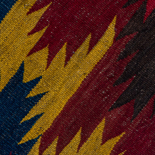 John Derian 9'10 X 6"4' Afghan Kilim Rug Kilim