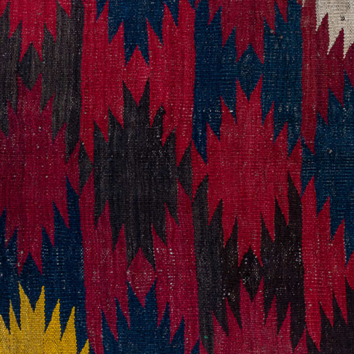 John Derian 9'10 X 6"4' Afghan Kilim Rug Kilim