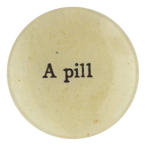 john derian A Pill 4" Round Plate