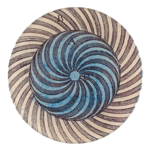 john derian ABC Spirals 5 1/4" Round Plate