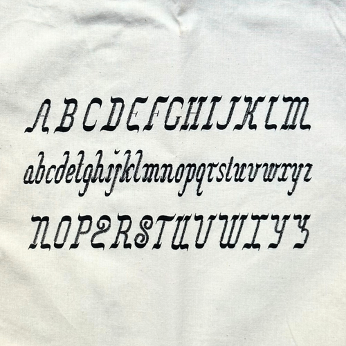 John Derian Alphabet Tote Bag Canvas Tote Bags