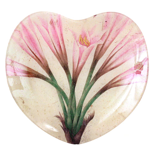 john derian Amaryllis 8" Heart Dish
