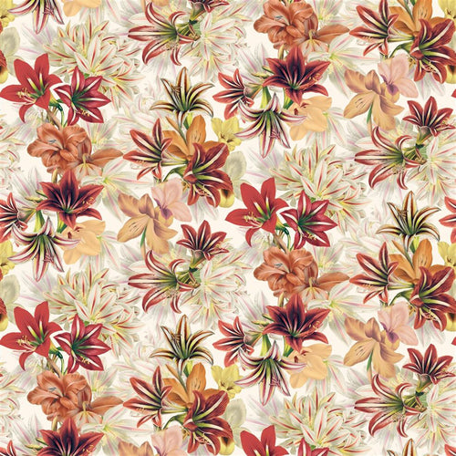 john derian Amaryllis Carmine Fabric