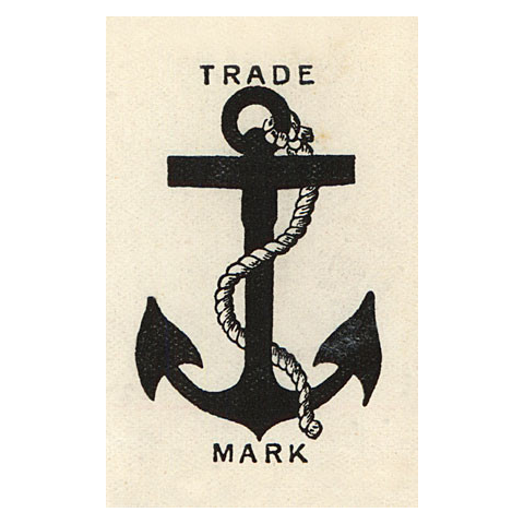 john derian Anchor Trademark Postcard (Pack of 10)