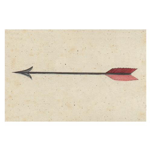 john derian Arrow Postcard (Pack of 10)