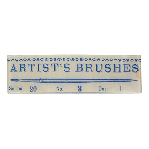 john derian Artists Brushes 3.5 x 12" Rect. Tray